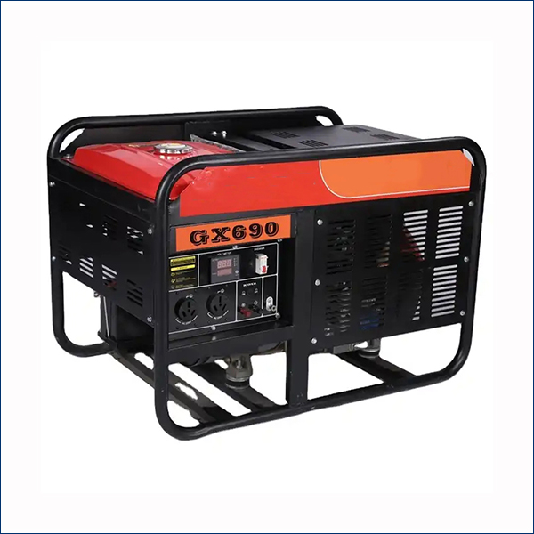 Commercial Portable Gasoline Generator With Double Cylinder