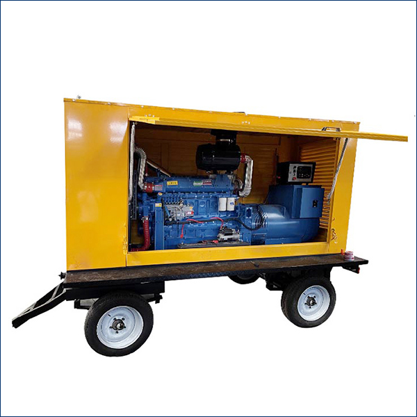 Waterproof Diesel Generator Mobile Trailer For Outdoor