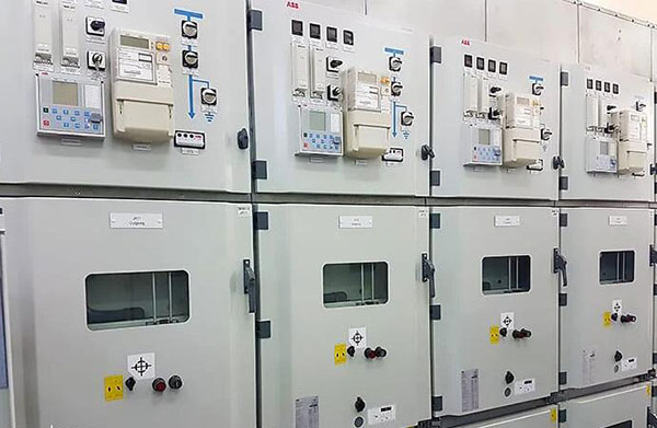 high-voltage electrical cabinets