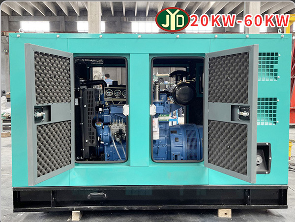 silent diesel generator in factory