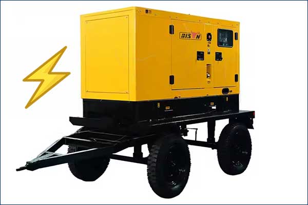 50kw diesel generator trailer